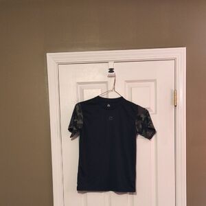 Boy's Black Short Sleeve Shirt